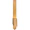 Ekena Millwork Eugene Rough Sawn Timber Gable Bracket, Western Red Cedar, 60"W x 15"H x 2"D x 4"F, 6/12 Pitch GBW060X15X0204EUG00RWR - alternate 3